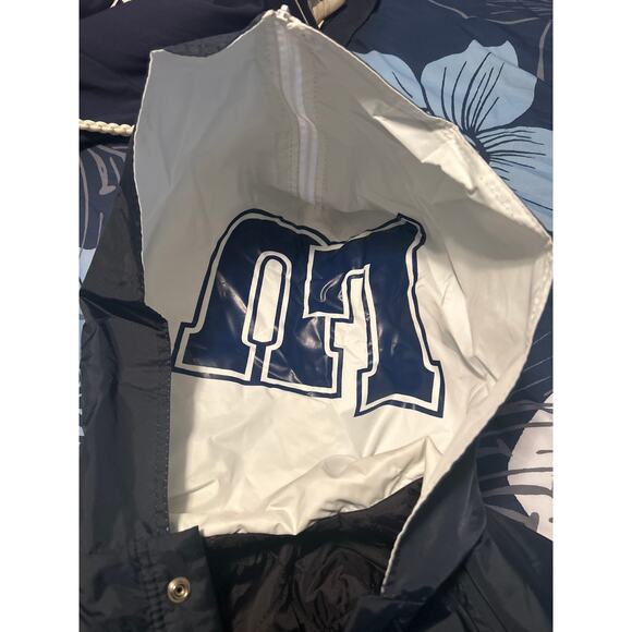 EUC StylePlus Lincoln University Waterproof Jacket Hooded Pockets Zipper Size L - Picture 4 of 8